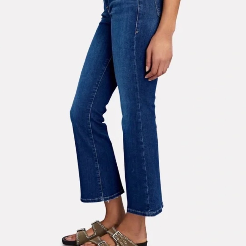 FRAME Le Crop Mini Boot jeans, Dark wash size